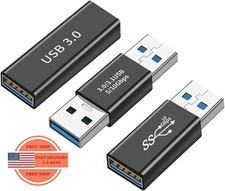 Kit de 3 tipos de adaptadores USB 3.0, USB 3.0 hembra a hembra, macho a macho