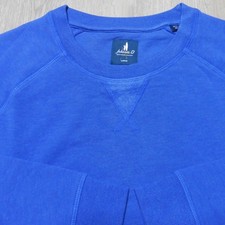 JOHNNIE-O Mens L LARGE SWEATSHIRT CREWNECK FREEMAN ROYAL BLUE PULLOVER GOLF