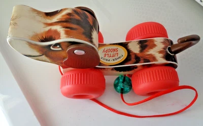 CARH / LITTLE SNOOPY FISHER PRICE CHIEN A TIRER 2004 EXC ETAT - Photo 1/4