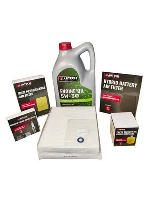 Für Toyota Prius 2015-2023 Full Service Kit 5W30 Ölfilter Iridium Stopfen Kit