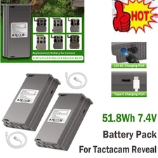 Rechargeable Battery Pack For Tactacam Reveal Trail Camera X Gen 2.0,3.0,X,X Pro