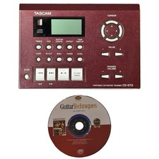 TASCAM CD Guitar Trainer CD-GT2 Portable Guitar Multi Effects Used, Works & Disk