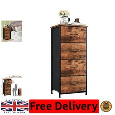 Multifunktionale Kommode mit 4 Schubladen für Schlafzimmer und Wohnzimmer - umweltfreundlich