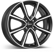 4x Alufelgen DEZENT TN dark Black polished 5,5x14 ET42 LK4 100 14 Zoll Felgen Al