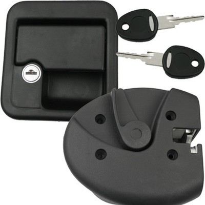 Door Lock Door Lock Cylinder Caravan Motorhome Caravan FF System M1 Black