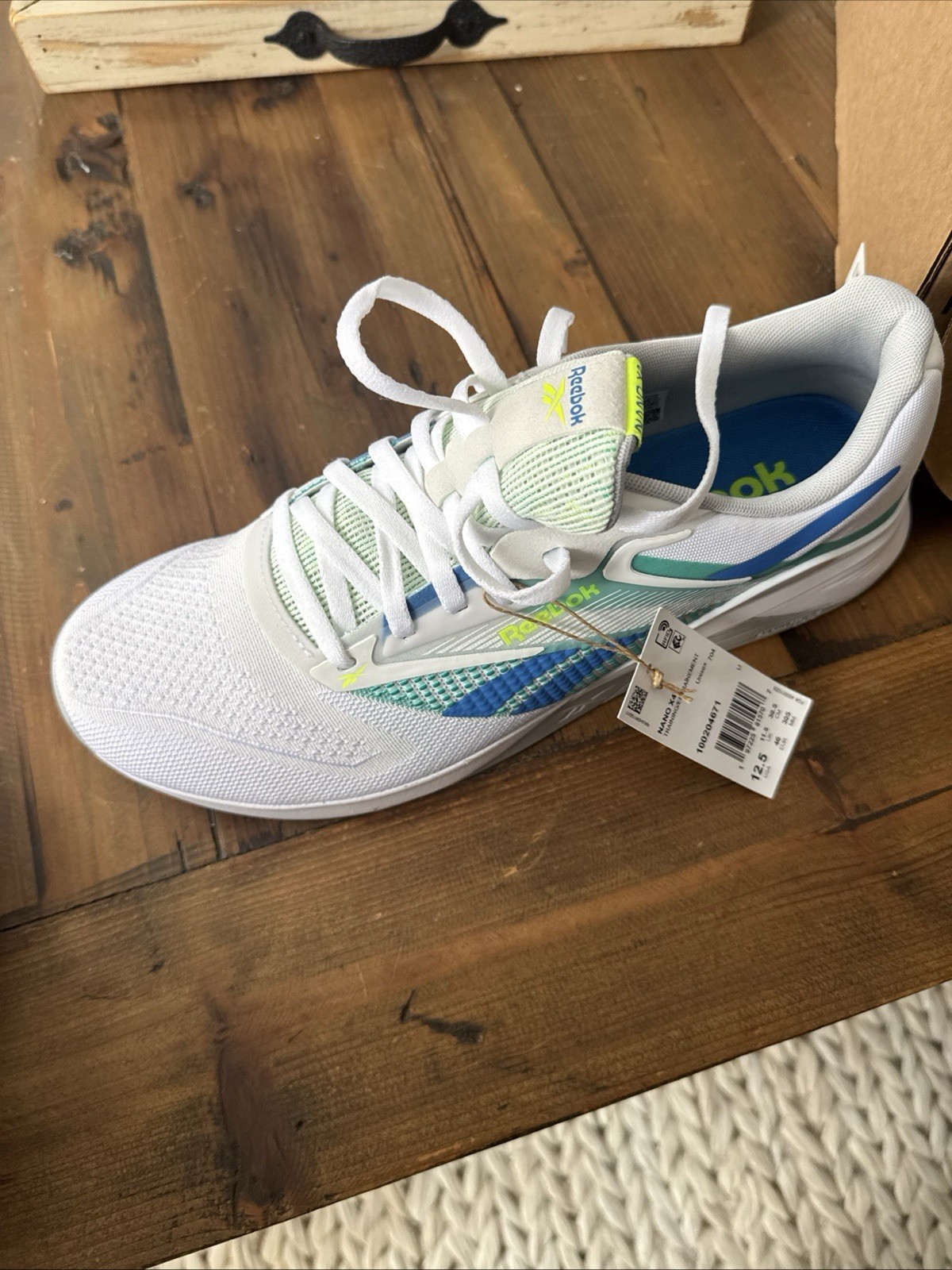 Size 12.5 - Reebok Nano X4 White Sport Green thumbnail 5