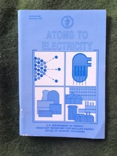 U.S. Dept Of Energy Nuclear Energy Atoms To Electricity 1987 PB 