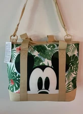 NWT DISNEY AULANI MICKEY & MINNIE MOUSE LARGE TROPICAL COOLER TOTE BAG 🌺 🌺 🌺