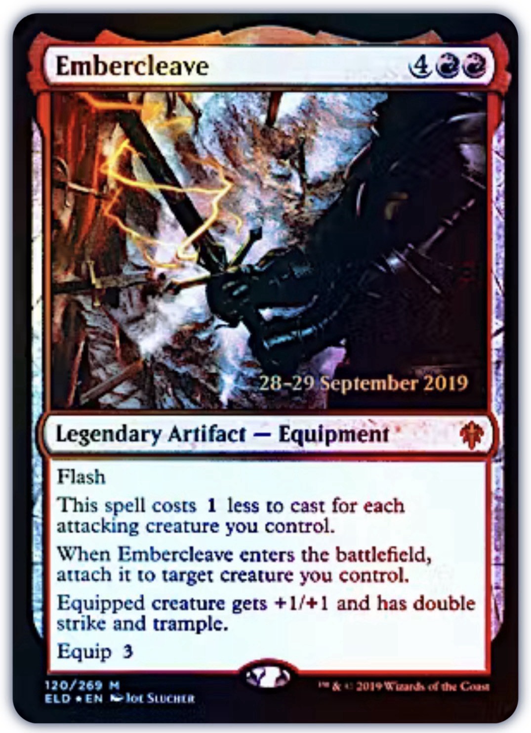 MTG Embercleave - FOIL- Prerelease Promo- Prerelease & Release 2019- NM/M