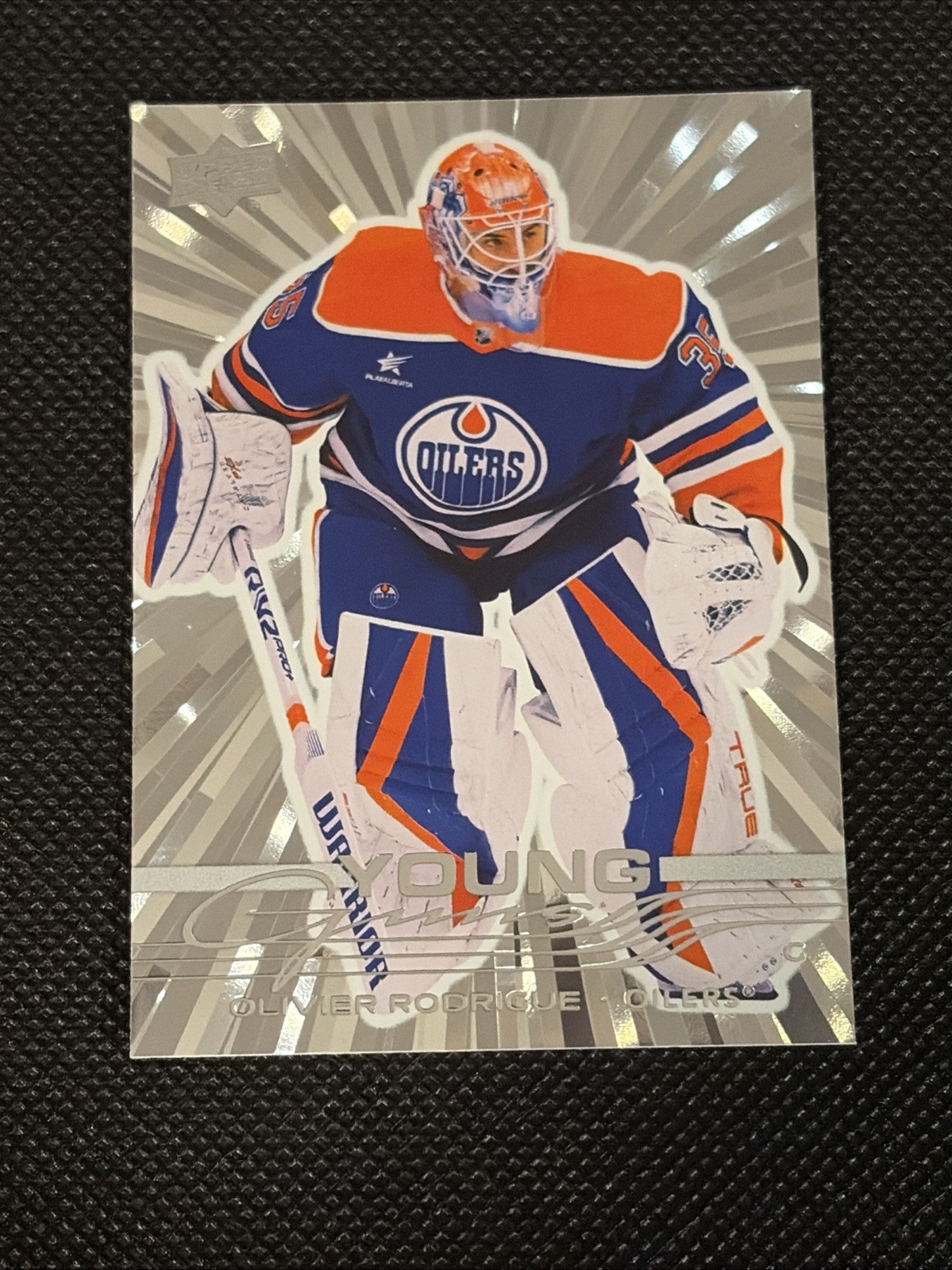 2025-26 Upper Deck Series 1 Hockey Olivier Rodrigue Young Guns Outburst #203