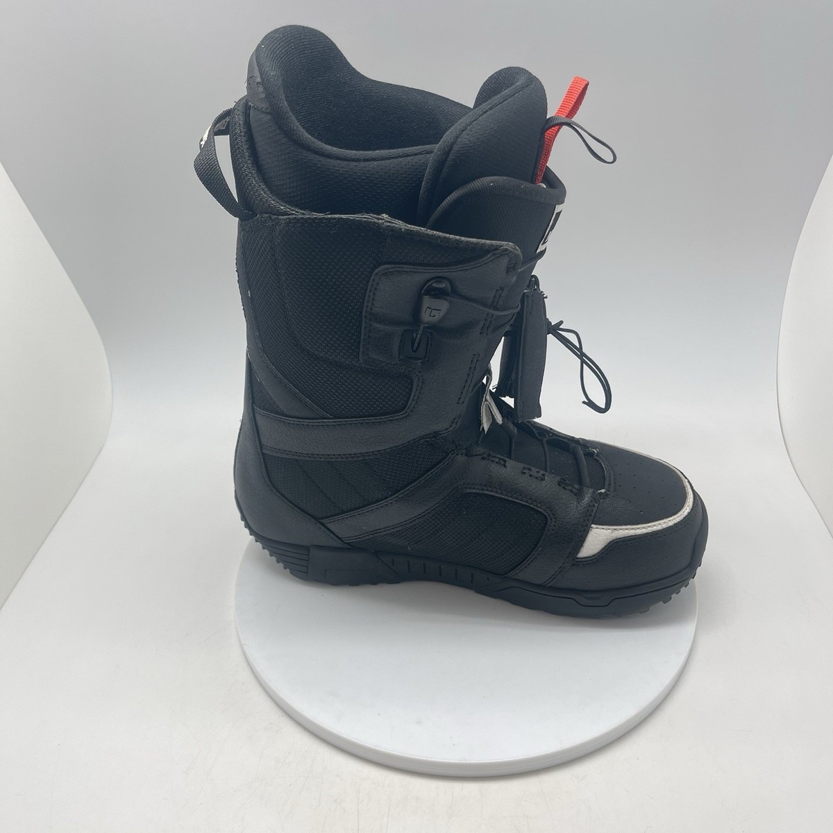 Burton Moto Snowboard Boots Mens 9.5 Black Winter Sports Athletic