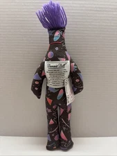 2024 Dammit Doll Retro 90’s Pattern Purple Hair 13”