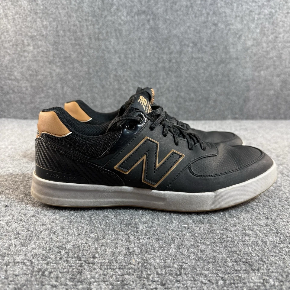 Zapatos de golf New Balance 574 verdes para hombre negros/marrones/bronceados NBG574GBK 10,5D Foto 2 de 4