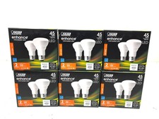 12PK Feit Electric 2700K 45W Equiv R20 Dimmable Flood Light Bulbs 450 Lumens