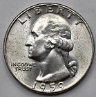 *SILVER* 1959-D  Washington Quarter -《Great Way To Buy Silver!!》