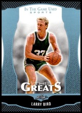 2024 Larry Bird Leaf in the Game Used Sports #TG-19 Boston Celtics