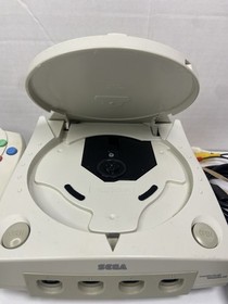 Sega Dreamcast Console HKT-3020 BUNDLE w/ Controller Cables Memory Card Tested