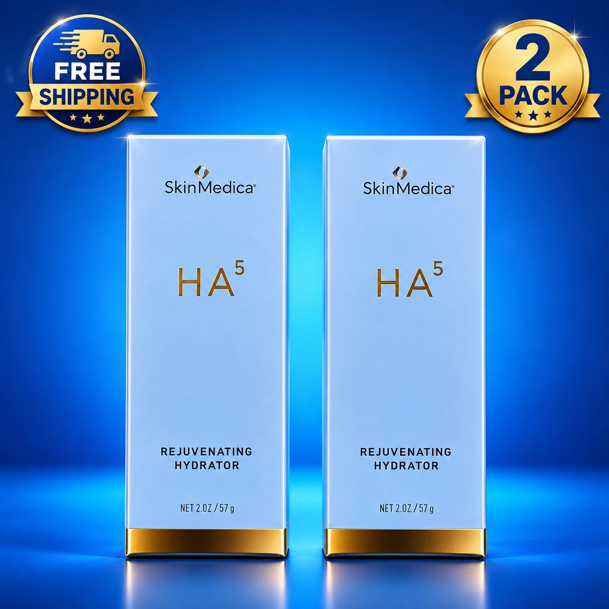 NEW Sealed SkinMedica HA5 Rejuvenating Hydrator - 2 oz.~ Authentic (Pack OF 2 )