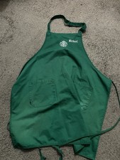AUTHENTIC Starbucks Coffee Employee Apron with Two Pockets