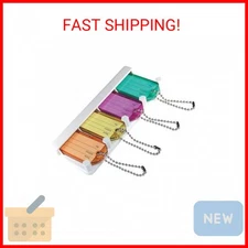 The Hillman Group 701277 Key Identification Tags and Organizer, 4-Pack, No Size,