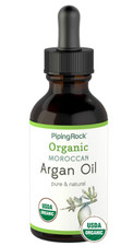 Organic Argan Oil  2 fl oz  Cold Pressed  Morrocan  by Piping Rock