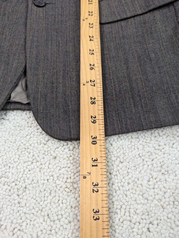 Traje Tallia Uomo Para Hombres 38S 31x28 Marrón Lana 2 Piezas Chaqueta Pantalones Unión EE. UU. DE COLECCIÓN Foto 4 de 4