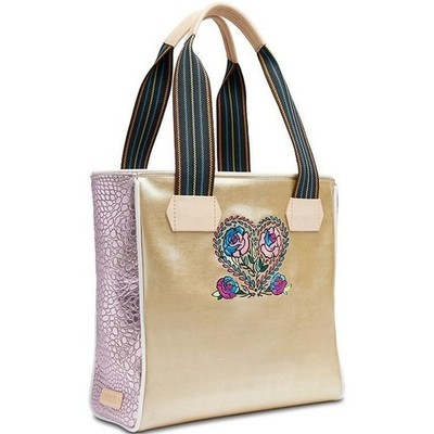 NWOT Consuela Char Chica Classic Tote Western Embroidered Tooled Leather Cowgirl