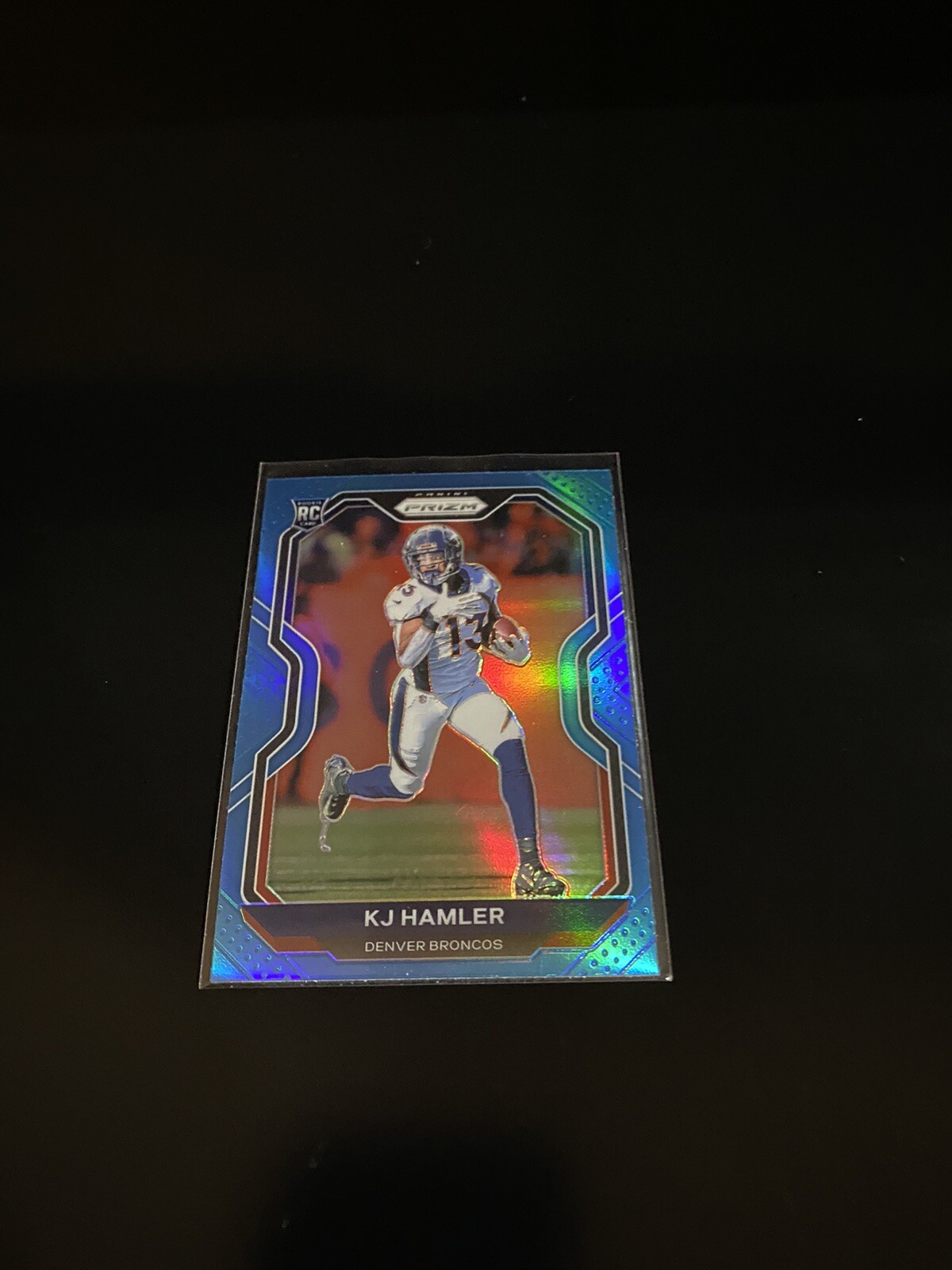 2020 Panini Prizm KJ Hamler Light Blue Prizm RC DENVER BRONCOS #315