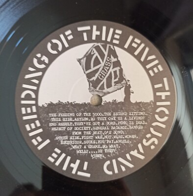 CRASS - THE FEEDING OF THE 5000 (The Second Sitting) LP Anarcho