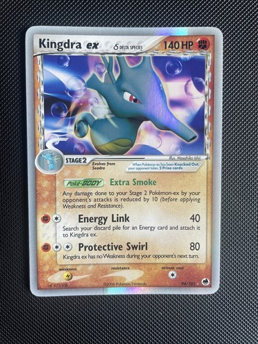 Pokemon CCG - Kingdra EX 94/101 - EX Dragon Frontiers - Ultra Rare Holo - LP/NM - Bild 1 von 19