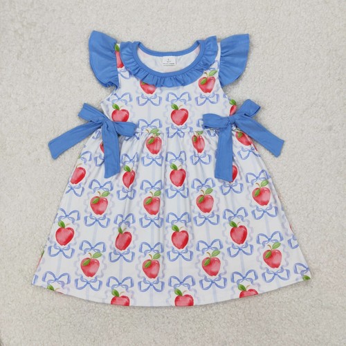 Conjuntos de conjuntos vestidos lazos de manzana para hermanos bebés niñas hermanas - Imagen 2 de 5