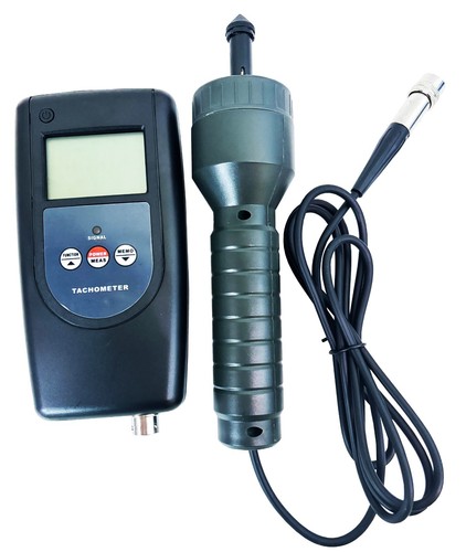 Portable Tachometer Laser Tachometer for Motor Fan Chemical Fiber Car Airplane - Picture 1 of 12