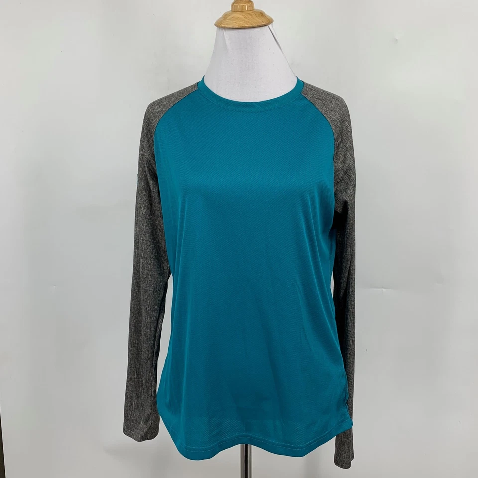Camisa DaKine para mujer M mediana verde jade gris manga larga ciclismo activo al aire libre Foto 2 de 4
