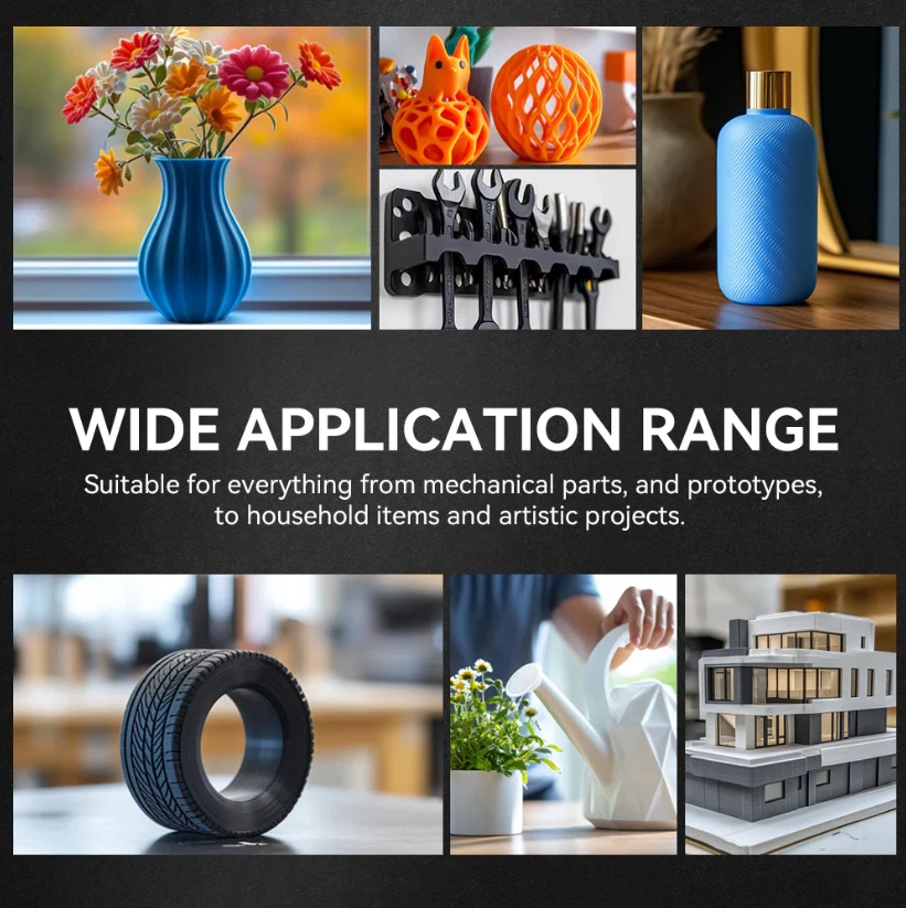 SUNLU ASA PLA+ SILK PETG ABS EABS TPU WOOD High Speed PLA Marble Filament - Image 3 of 4