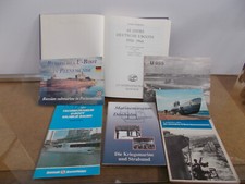 60J. Dt. UBoote,Bodo Herzog + div Brochuren, U995 Laboe , Russ. U-Boot etc.