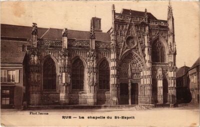 Old postcard street La Chapelle du Saint-Esprit (1292552)