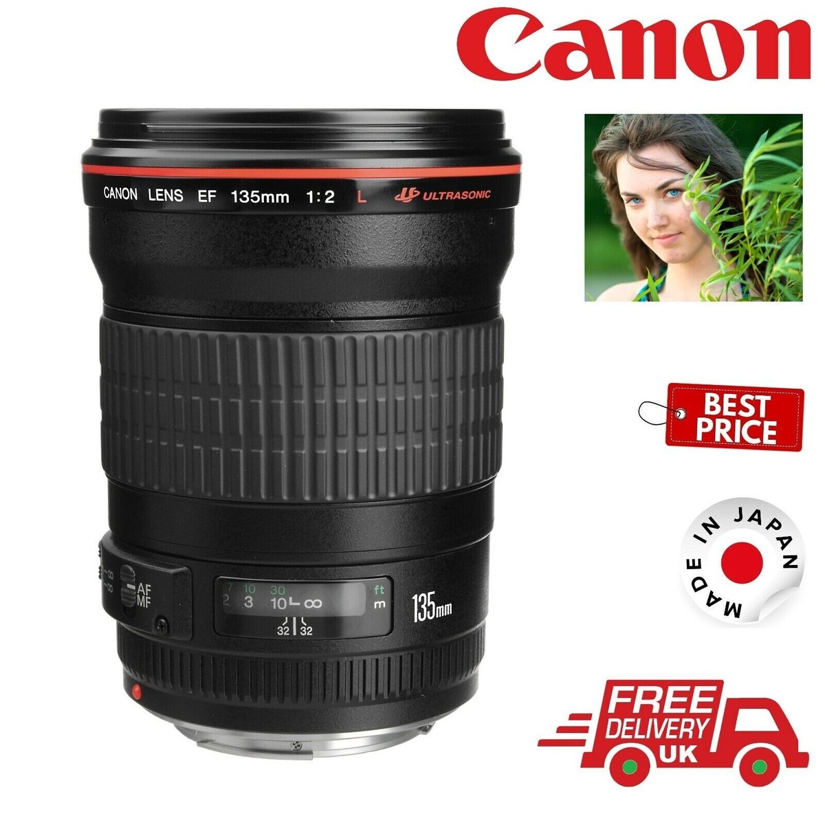 Canon EF 135mm F2.0l USM Lens (uk Stock) for sale online | eBay UK