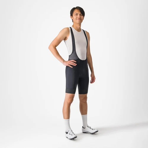 Castelli ENTRATA 2 Cycling Bib Shorts : BLACK