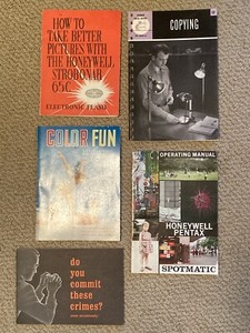 Vintage Photography Booklets from Kodak, Honeywell, Anscochrome Film