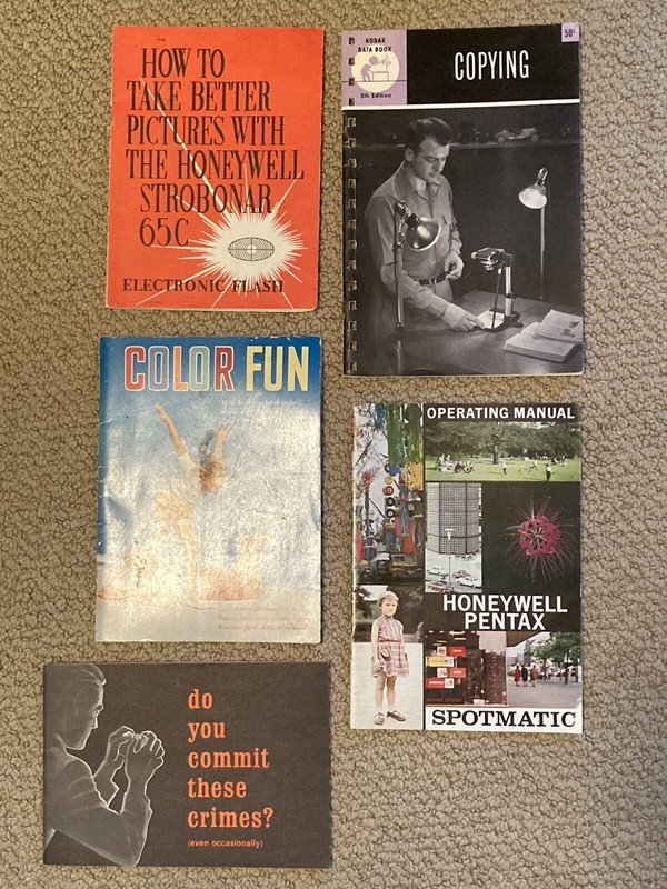 Vintage Photography Booklets from Kodak, Honeywell, Anscochrome Film