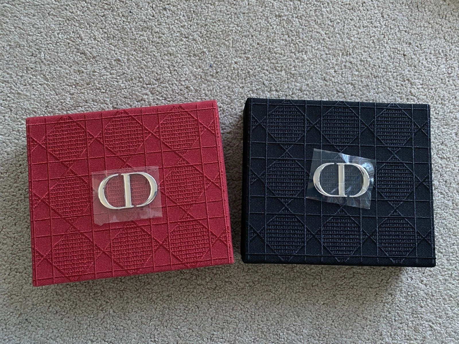 2 X Dior Beaute Beauty Lipstick Case Makeup Bag Storage Box Cosmetic Gift Box