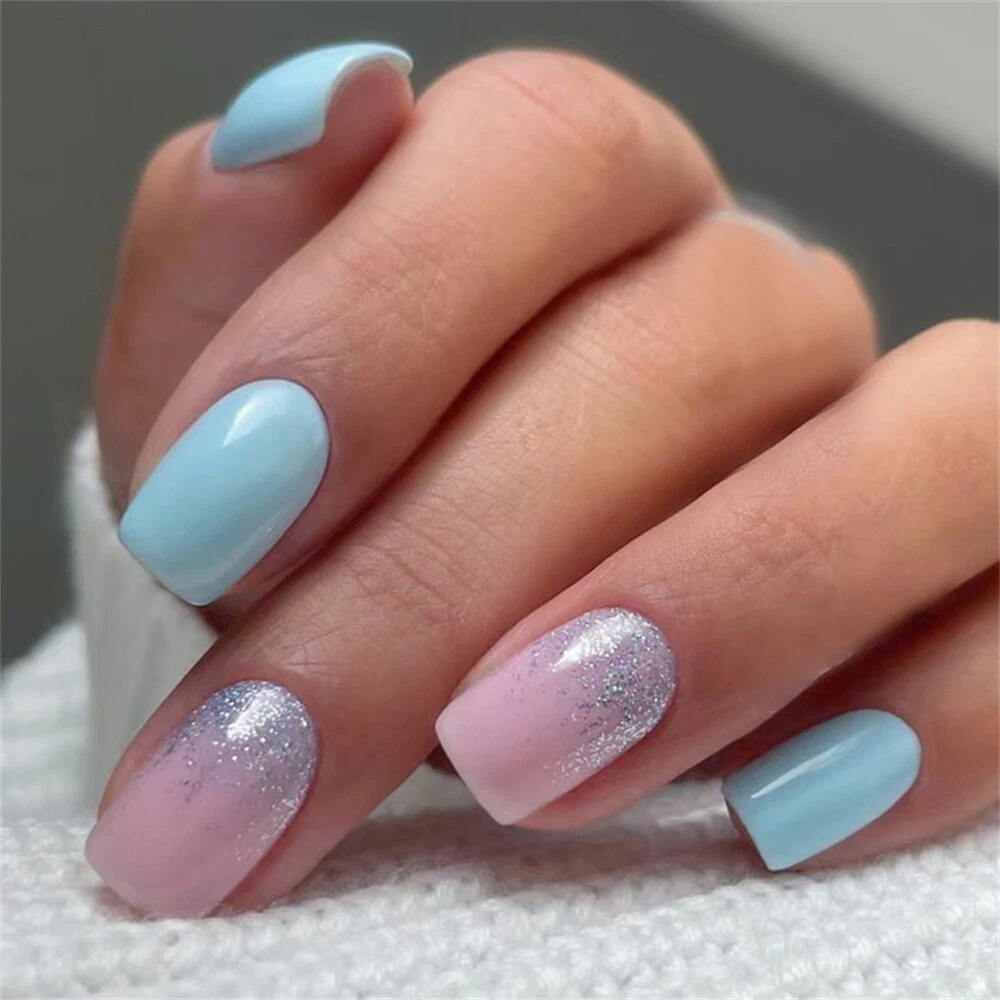 EASY Nail Designs | Blue & Pink Floral NAILS | Colorful Summer NAIL ART  2023 - YouTube