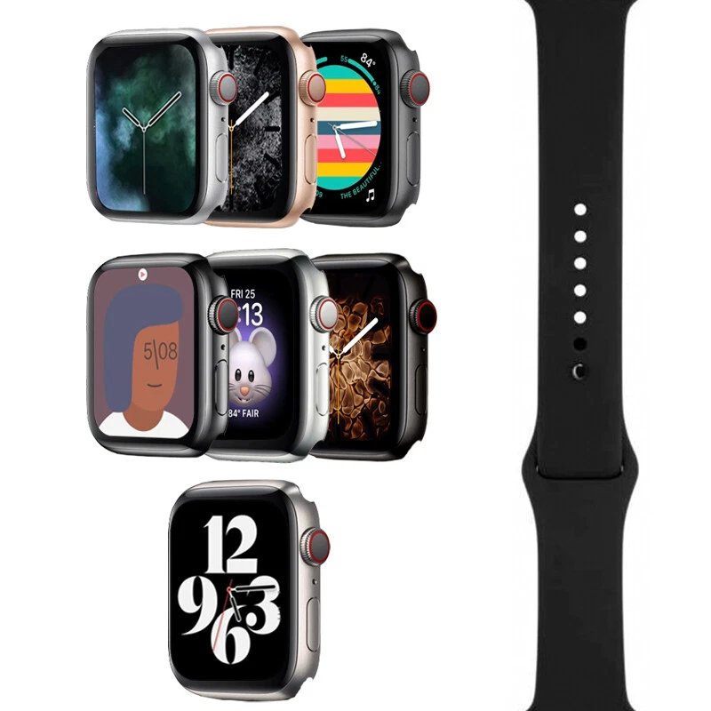 Apple Watch Series 5 - 40mm 44mm, Gray Silver Gold, GPS/Cellular - Good