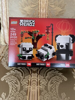 Lion　38 LEGO BrickHeadz 40466 Chinese New Year Pandas review and gallery