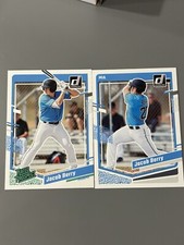 2023 Donruss Baseball #52 Jacob Berry Rated Prospect & Base. Marlins