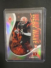2021 Panini Phoenix Football Heat Wave RC Ja'Marr Chase #18 Bengals