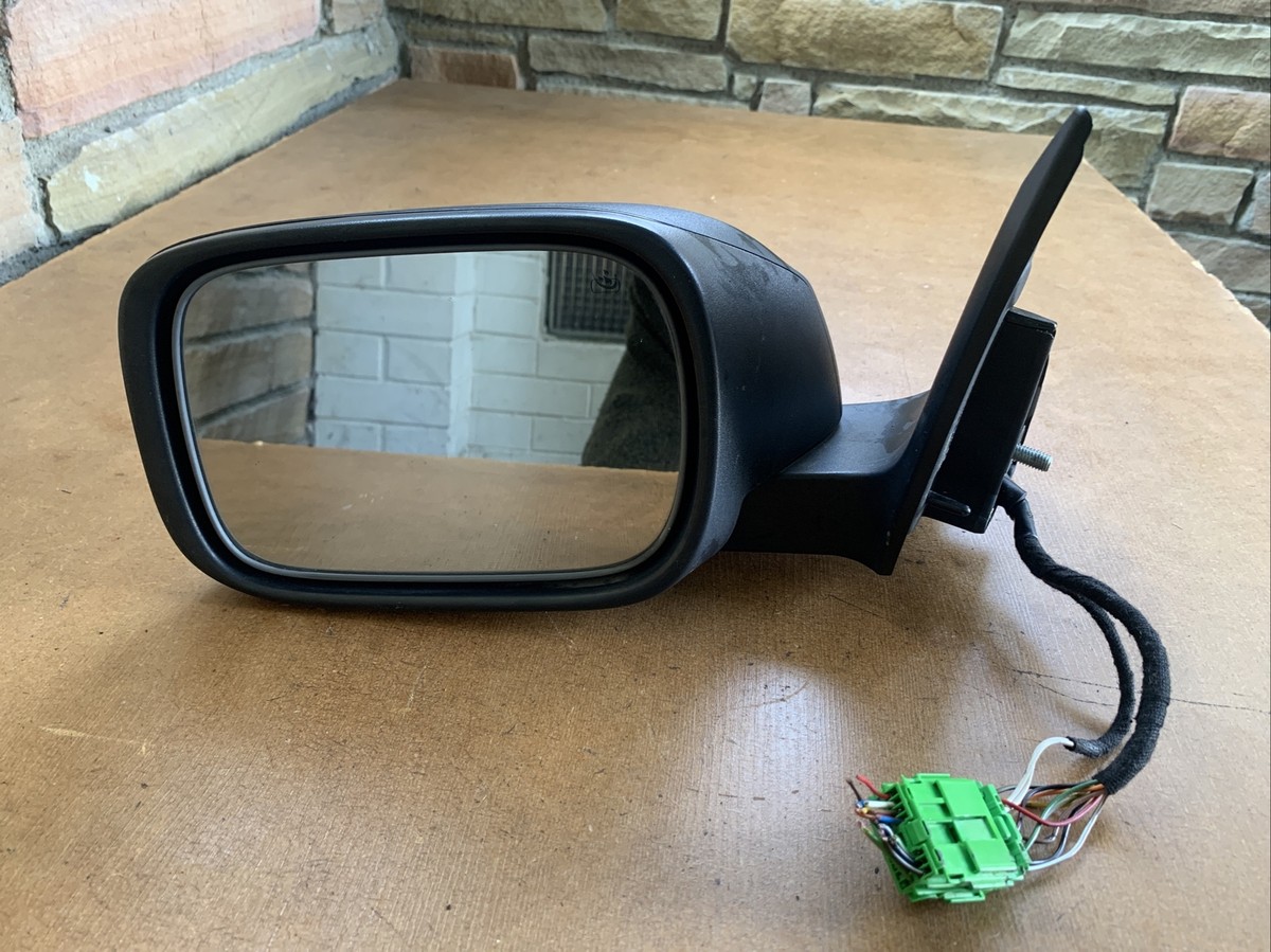03-06 Volvo XC90 OEM Front Left Door Mirror 12 Wires Black