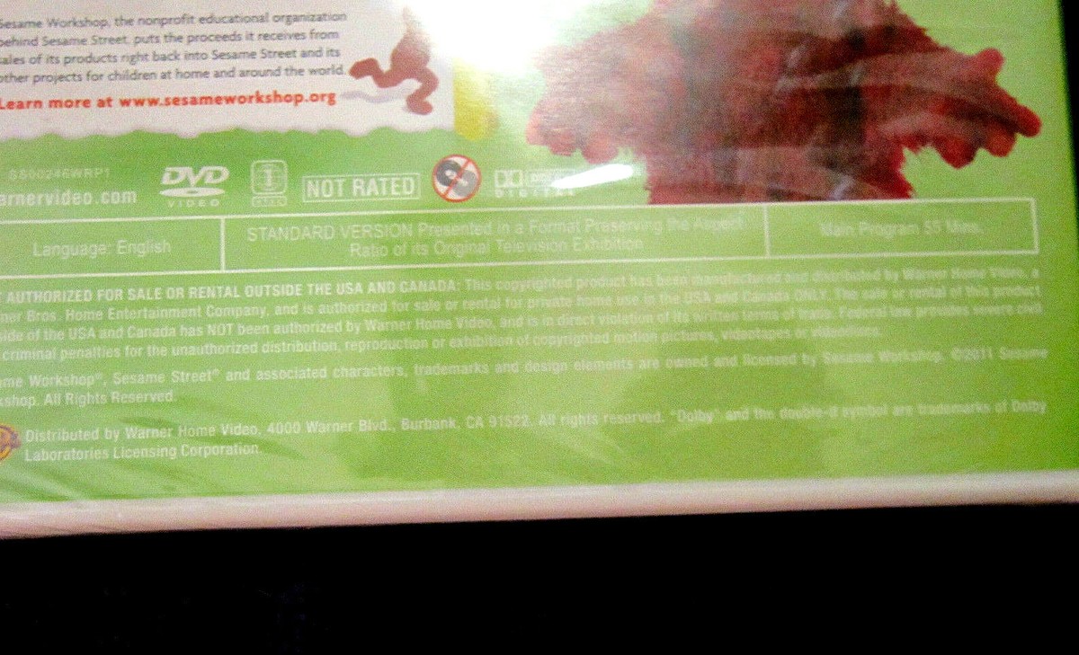 DVD Sesame Street TV Favorites THE BEST PET IN THE WORLD (55