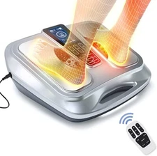 Foot Massage Machine with Heat TENS Unit Circulation, Booster Pain Relief Device