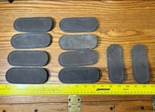 Small gray suede, small gray suede slip pouches Slip Pouch For Folding Knives(10